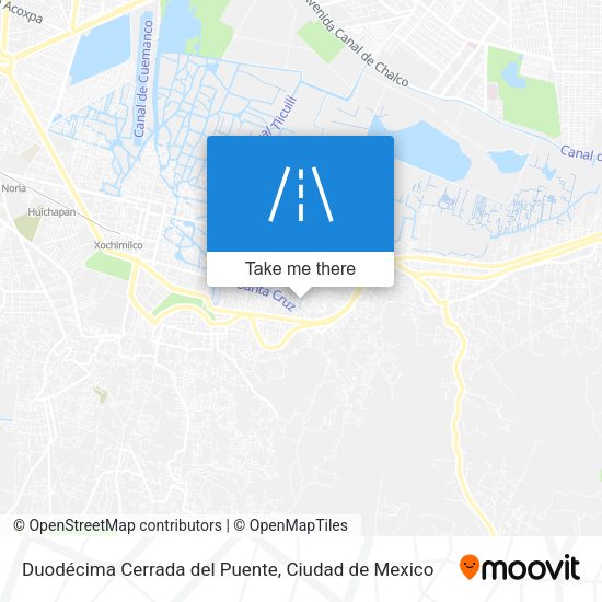 Duodécima Cerrada del Puente map