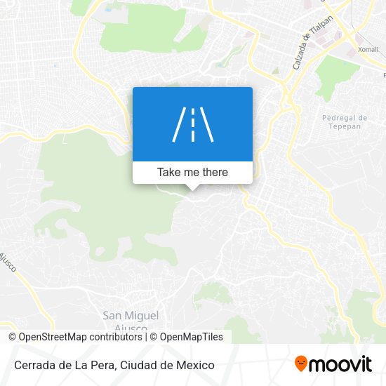 Mapa de Cerrada de La Pera