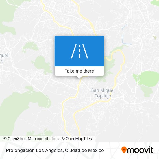 Prolongación Los Ángeles map