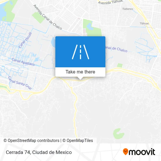 Cerrada 74 map