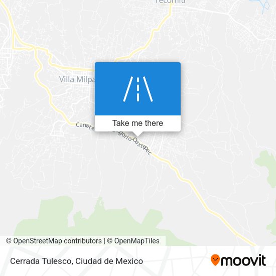 Cerrada Tulesco map