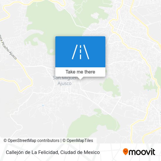 Callejón de La Felicidad map