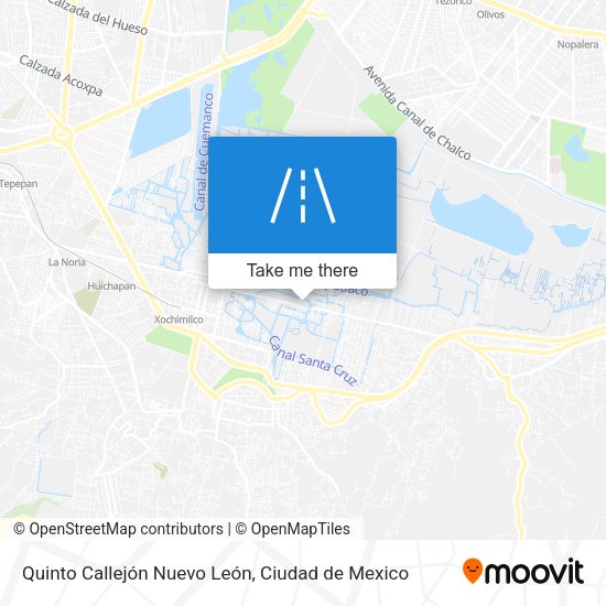 Mapa de Quinto Callejón Nuevo León