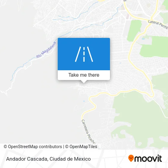 Mapa de Andador Cascada