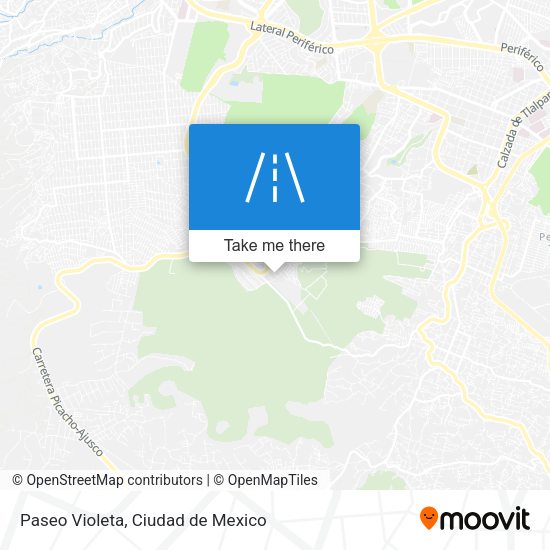 Paseo Violeta map