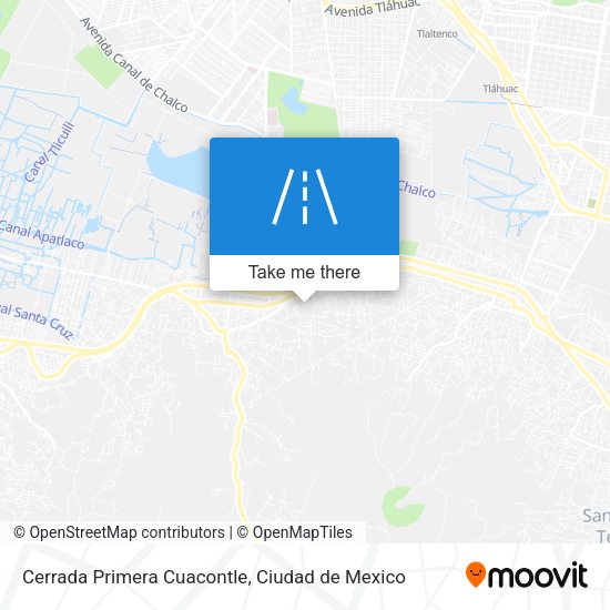Cerrada Primera Cuacontle map