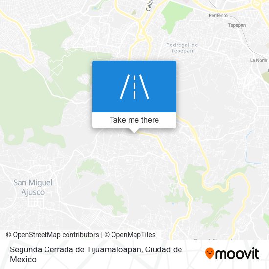Mapa de Segunda Cerrada de Tijuamaloapan