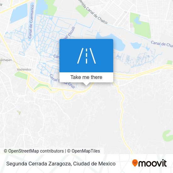 Mapa de Segunda Cerrada Zaragoza