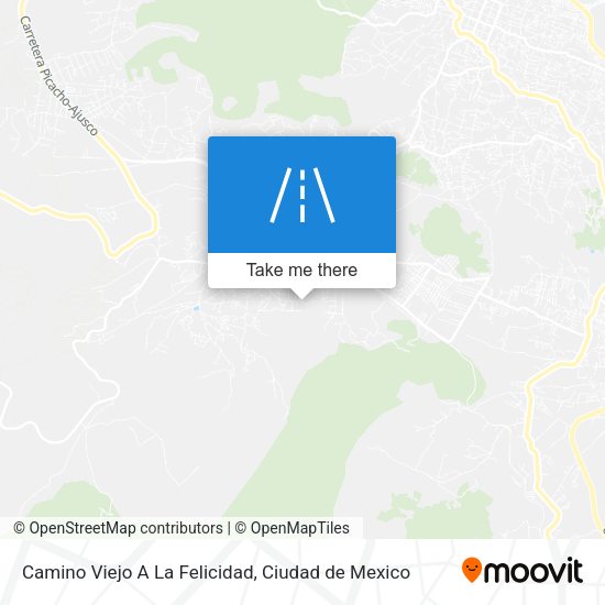 Mapa de Camino Viejo A La Felicidad