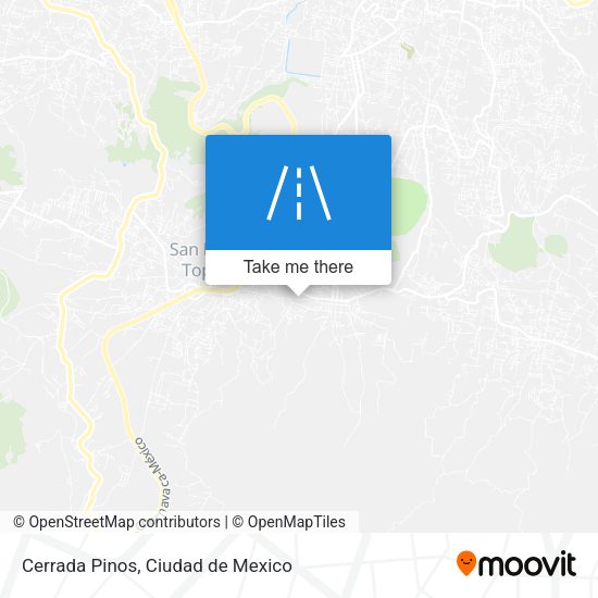 Mapa de Cerrada Pinos