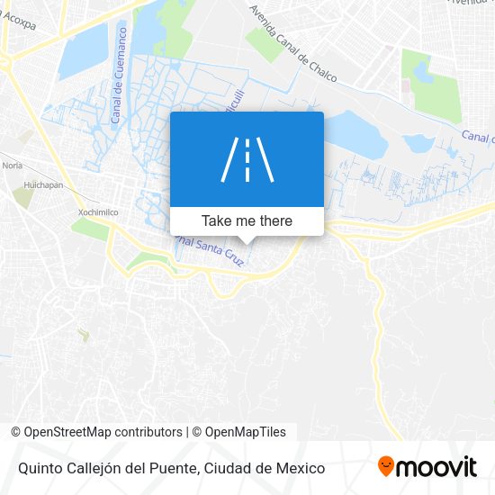 Quinto Callejón del Puente map
