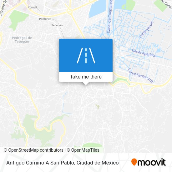 Mapa de Antiguo Camino A San Pablo