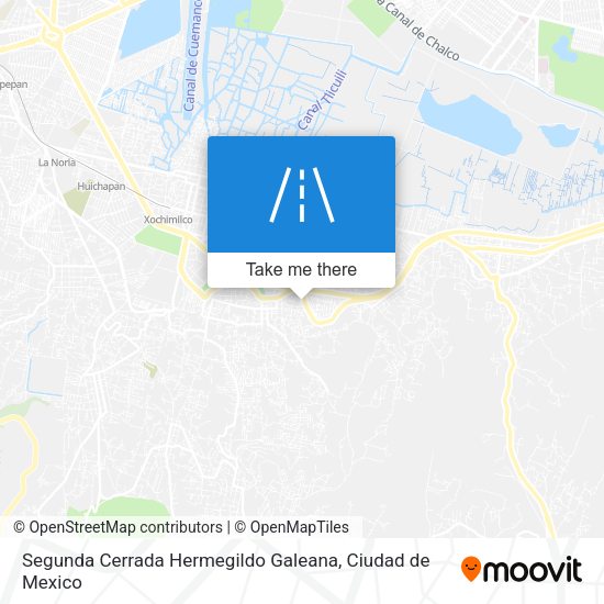 Segunda Cerrada Hermegildo Galeana map