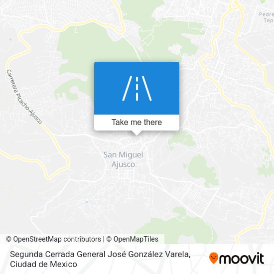 Segunda Cerrada General José González Varela map