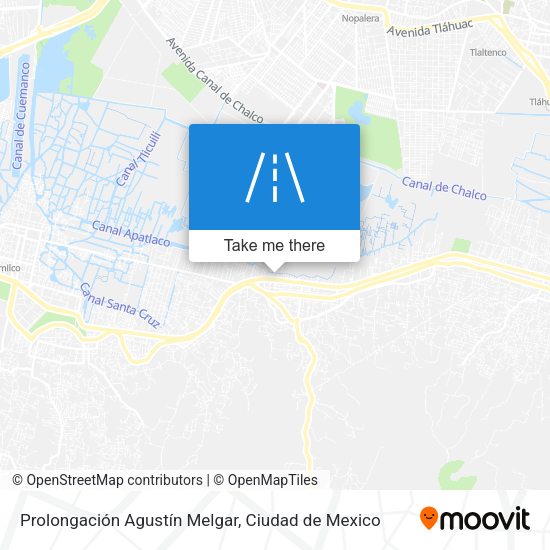 Prolongación Agustín Melgar map