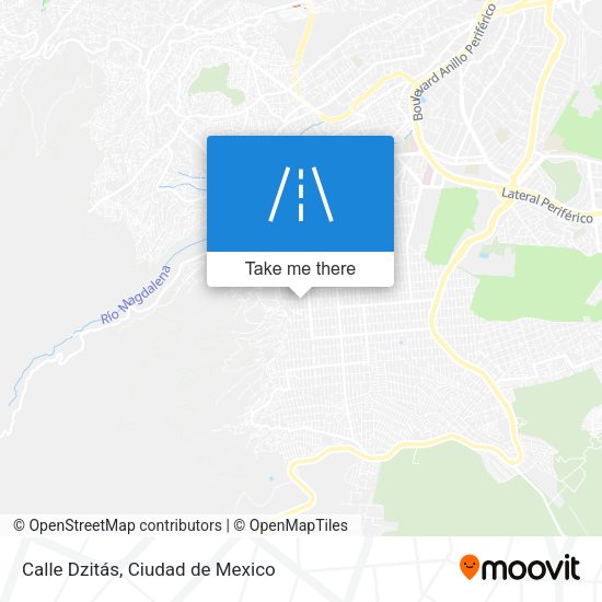 Calle Dzitás map