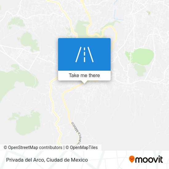 Privada del Arco map