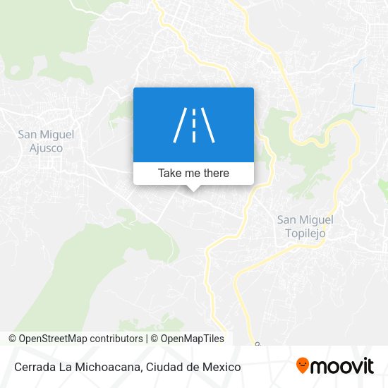 Cerrada La Michoacana map