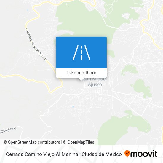 Mapa de Cerrada Camino Viejo Al Maninal