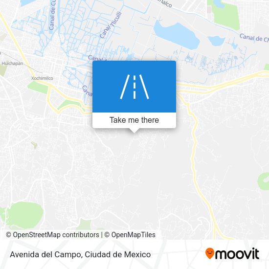 Avenida del Campo map