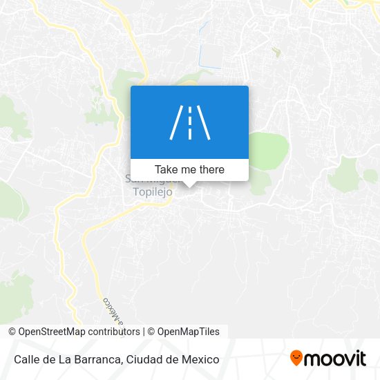 Calle de La Barranca map
