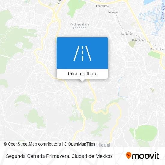 Segunda Cerrada Primavera map