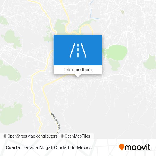 Cuarta Cerrada Nogal map