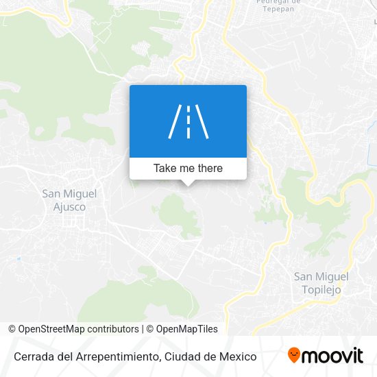 Cerrada del Arrepentimiento map