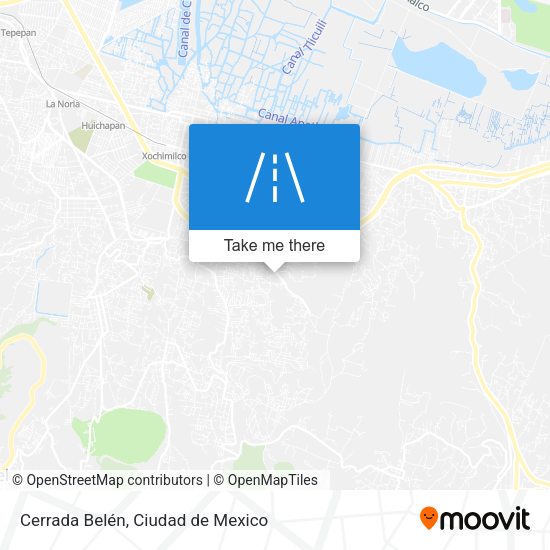 Mapa de Cerrada Belén