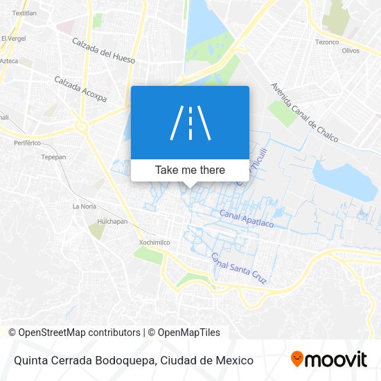 Quinta Cerrada Bodoquepa map