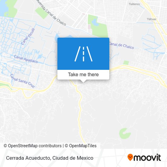 Cerrada Acueducto map