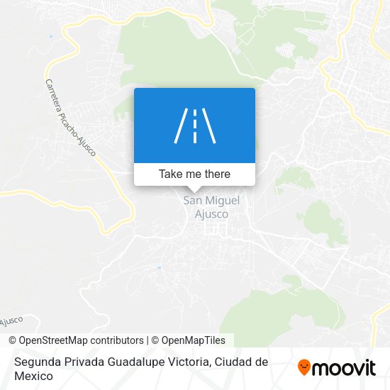 Segunda Privada Guadalupe Victoria map