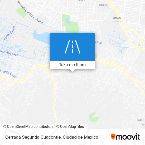 Cerrada Segunda Cuacontle map