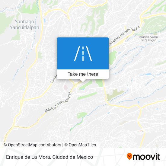 Mapa de Enrique de La Mora
