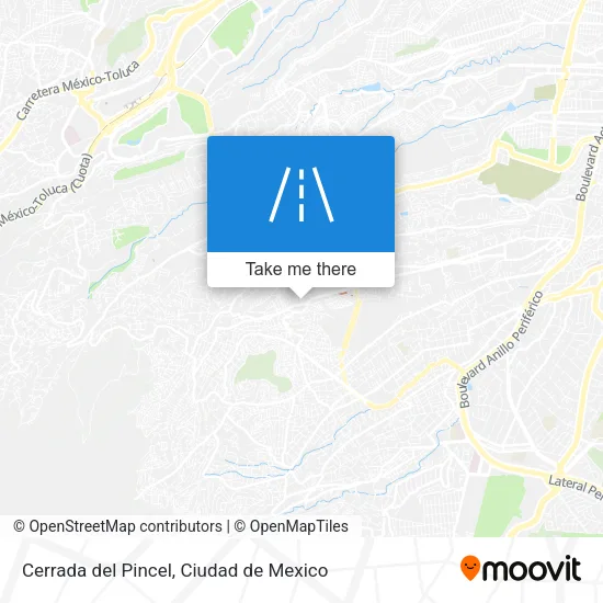 Mapa de Cerrada del Pincel
