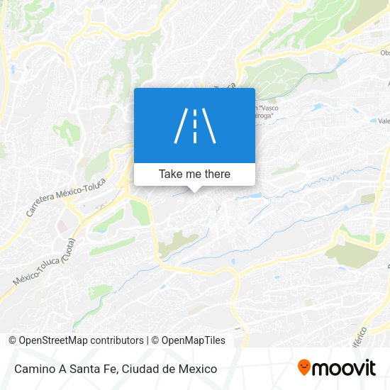 Mapa de Camino A Santa Fe