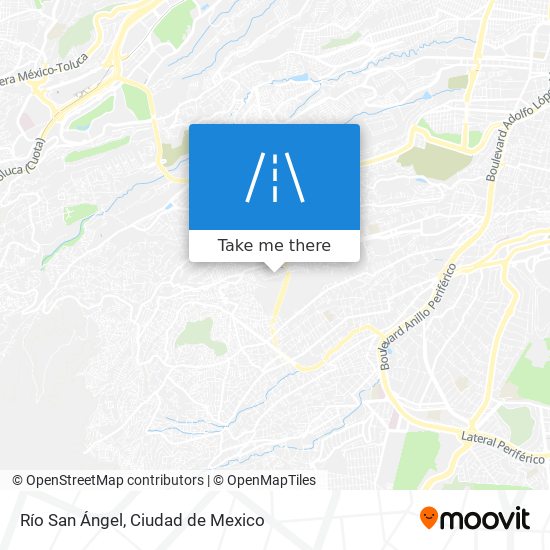 Río San Ángel map