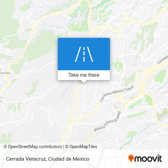 Cerrada Veracruz map