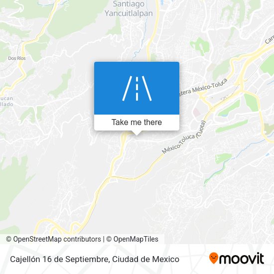 Cajellón 16 de Septiembre map