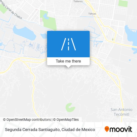 Segunda Cerrada Santiaguito map