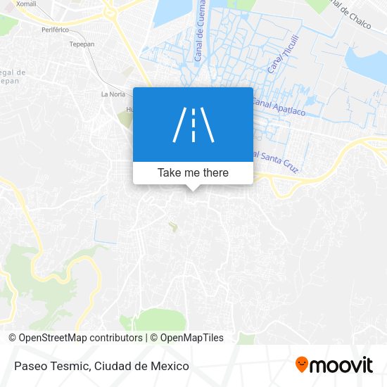 Paseo Tesmic map