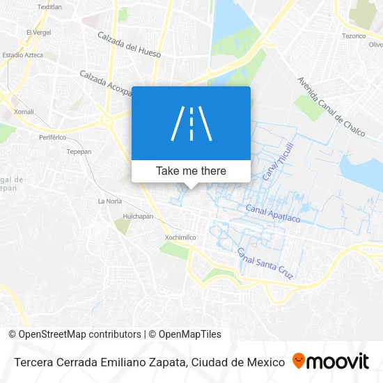 Mapa de Tercera Cerrada Emiliano Zapata