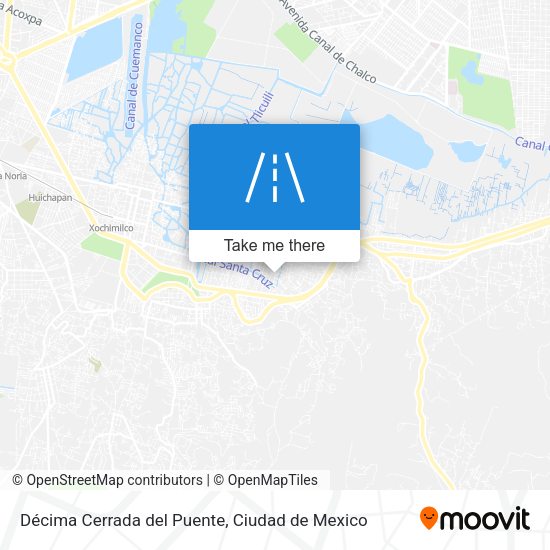 Mapa de Décima Cerrada del Puente