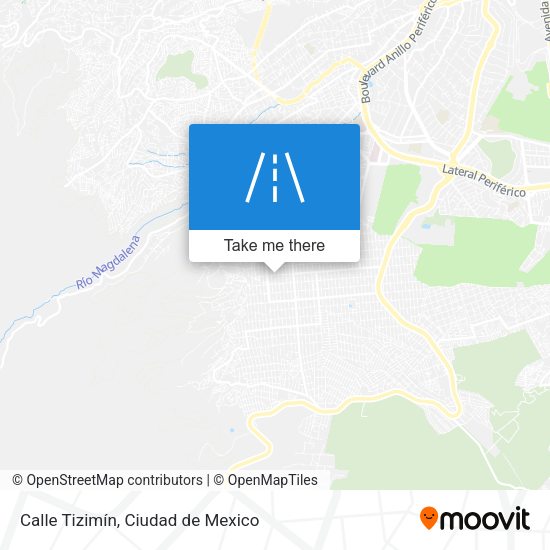 Mapa de Calle Tizimín