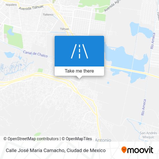 Mapa de Calle José María Camacho