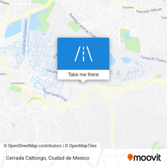 Cerrada Caltongo map