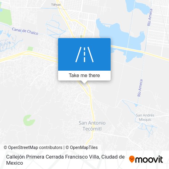 Callejón Primera Cerrada Francisco Villa map
