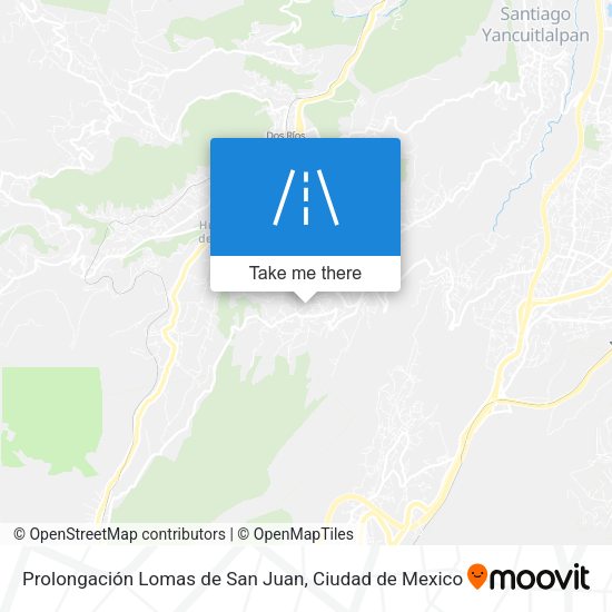 Prolongación Lomas de San Juan map
