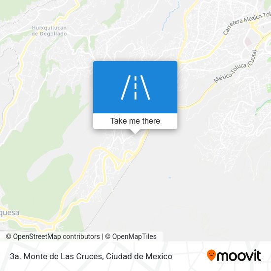 3a. Monte de Las Cruces map