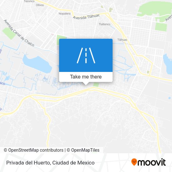 Mapa de Privada del Huerto